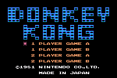 任天堂FC珍藏游戏系列第2辑-大金钢 Famicom Mini Vol. 02 - Donkey Kong