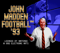 John Madden Football '93 (Rev 1)