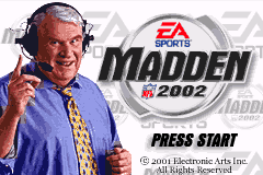 马顿橄榄球2002 Madden NFL 2002(Electronic Arts)