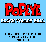 Popeye no Beach Volleyball