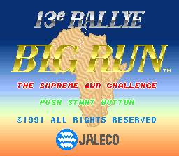 Jaleco Rally Big Run - The Supreme 4WD Challenge (En) (Rev 1)