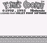 Yoshi's Cookie