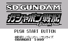 SD Gundam Gashapon Senki - Episode 1 (16 MBit)