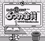 Super Mario Land 2 - 6-tsu no Kinka