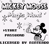 Mickey Mouse - Magic Wands! (SGB Enhanced)