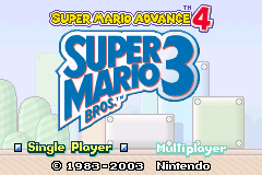 超级马里奥4 Super Mario Advance 4 - Super Mario Bros. 3