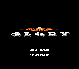 Metal Slader Glory (Virtual Console)